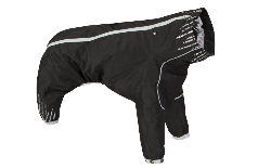 Hurtta Downpour Suit Raven, wasserdichter Hunde-Overall, Outlet bei AmbraPet